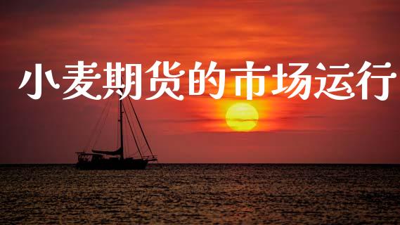 小麦期货的市场运行_https://m.jnlaobingbanjia.com_股市新闻_第1张