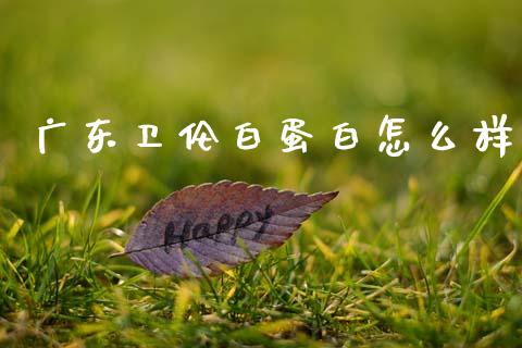 广东卫伦白蛋白怎么样_https://m.jnlaobingbanjia.com_金融监管_第1张
