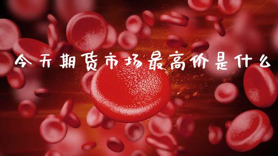 今天期货市场最高价是什么_https://m.jnlaobingbanjia.com_基金市场_第1张