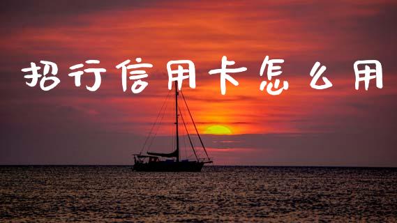 招行信用卡怎么用_https://m.jnlaobingbanjia.com_区块链_第1张