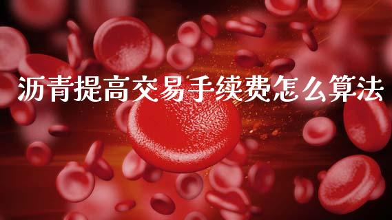 沥青提高交易手续费怎么算法_https://m.jnlaobingbanjia.com_理财规划_第1张