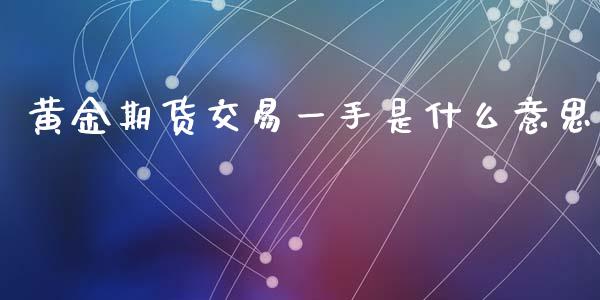 黄金期货交易一手是什么意思_https://m.jnlaobingbanjia.com_金融监管_第1张