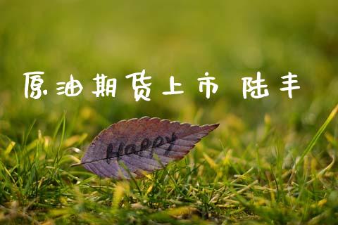 原油期货上市 陆丰_https://m.jnlaobingbanjia.com_全球市场_第1张