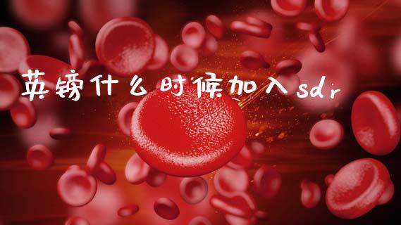 英镑什么时候加入sdr_https://m.jnlaobingbanjia.com_理财规划_第1张