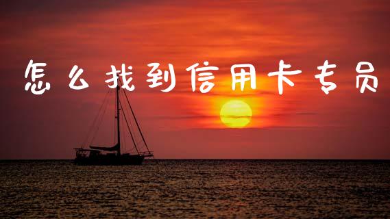 怎么找到信用卡专员_https://m.jnlaobingbanjia.com_全球市场_第1张