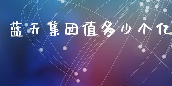 蓝天集团值多少个亿_https://m.jnlaobingbanjia.com_金融监管_第1张