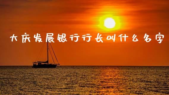 大庆发展银行行长叫什么名字_https://m.jnlaobingbanjia.com_金融监管_第1张