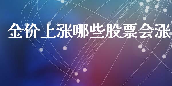 金价上涨哪些股票会涨_https://m.jnlaobingbanjia.com_金融监管_第1张