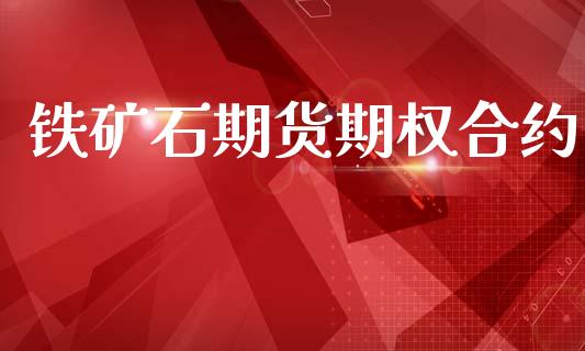 铁矿石期货期权合约_https://m.jnlaobingbanjia.com_全球市场_第1张