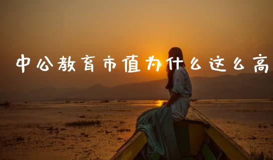 中公教育市值为什么这么高_https://m.jnlaobingbanjia.com_基金市场_第1张