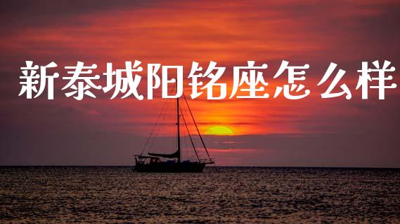新泰城阳铭座怎么样_https://m.jnlaobingbanjia.com_理财规划_第1张