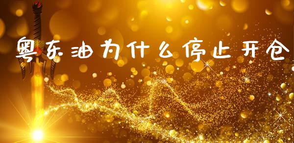 粤东油为什么停止开仓_https://m.jnlaobingbanjia.com_基金市场_第1张