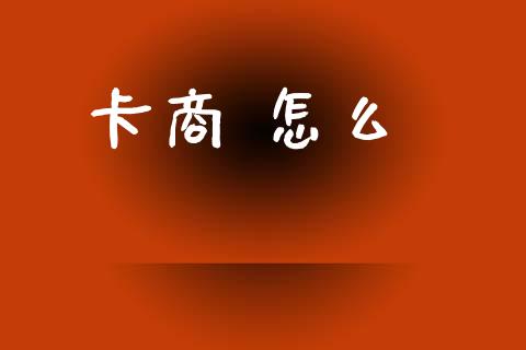 卡商 怎么_https://m.jnlaobingbanjia.com_金融监管_第1张
