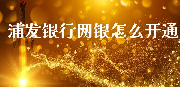浦发银行网银怎么开通_https://m.jnlaobingbanjia.com_股市新闻_第1张