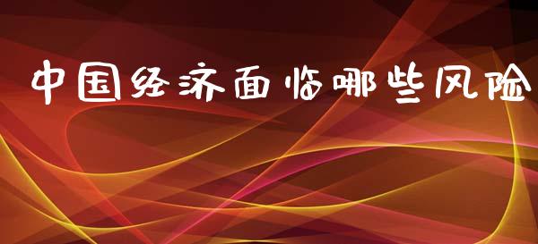 中国经济面临哪些风险_https://m.jnlaobingbanjia.com_金融监管_第1张