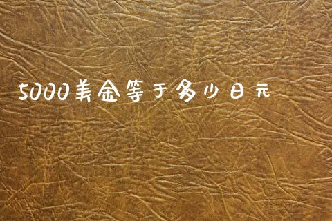 5000美金等于多少日元_https://m.jnlaobingbanjia.com_全球市场_第1张