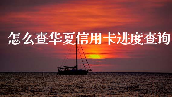 怎么查华夏信用卡进度查询_https://m.jnlaobingbanjia.com_区块链_第1张