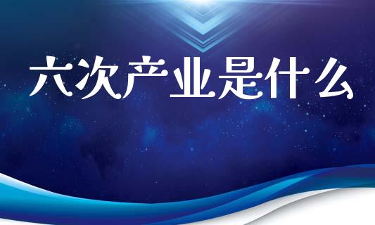 六次产业是什么_https://m.jnlaobingbanjia.com_全球市场_第1张
