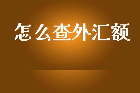 怎么查外汇额_https://m.jnlaobingbanjia.com_理财规划_第1张