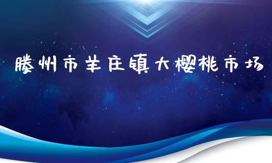 滕州市羊庄镇大樱桃市场_https://m.jnlaobingbanjia.com_区块链_第1张
