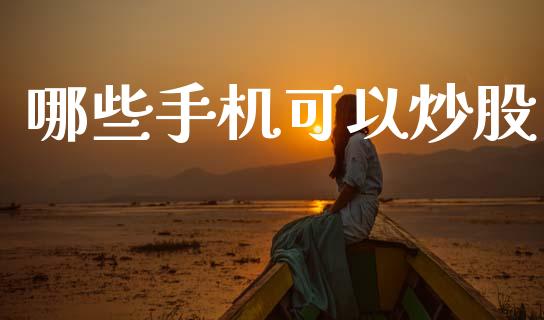 哪些手机可以炒股_https://m.jnlaobingbanjia.com_股市新闻_第1张