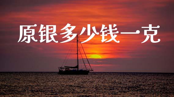 原银多少钱一克_https://m.jnlaobingbanjia.com_基金市场_第1张