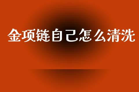 金项链自己怎么清洗_https://m.jnlaobingbanjia.com_基金市场_第1张