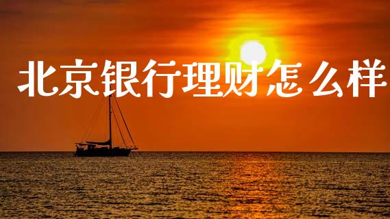 北京银行理财怎么样_https://m.jnlaobingbanjia.com_股市新闻_第1张