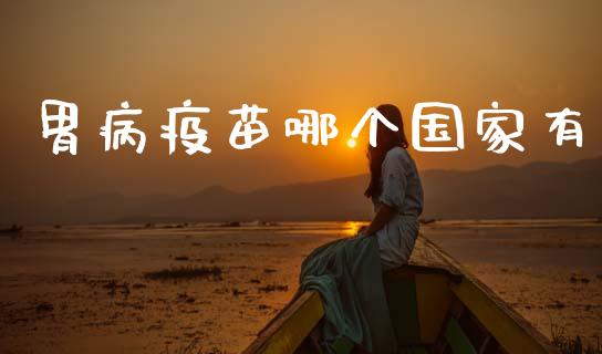 胃病疫苗哪个国家有_https://m.jnlaobingbanjia.com_股市新闻_第1张