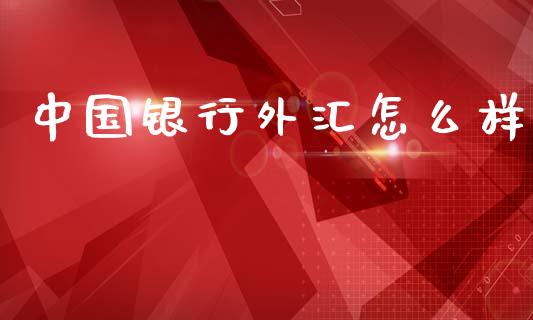 中国银行外汇怎么样_https://m.jnlaobingbanjia.com_全球市场_第1张