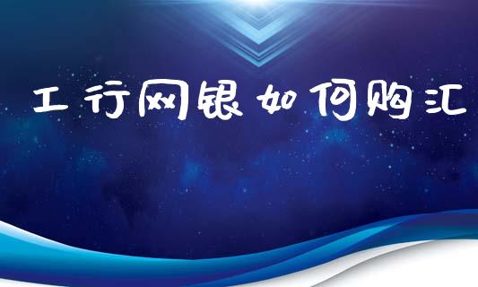 工行网银如何购汇_https://m.jnlaobingbanjia.com_股市新闻_第1张