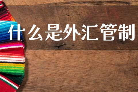 什么是外汇管制_https://m.jnlaobingbanjia.com_股市新闻_第1张