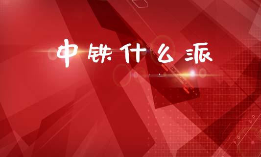中铁什么派_https://m.jnlaobingbanjia.com_金融监管_第1张
