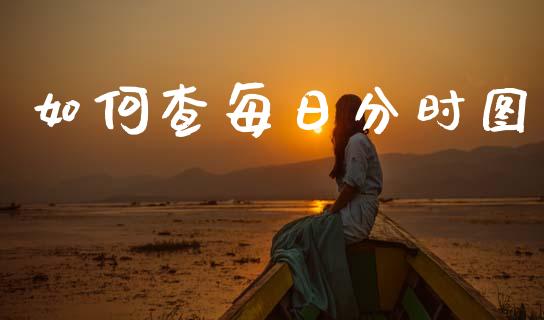如何查每日分时图_https://m.jnlaobingbanjia.com_理财规划_第1张