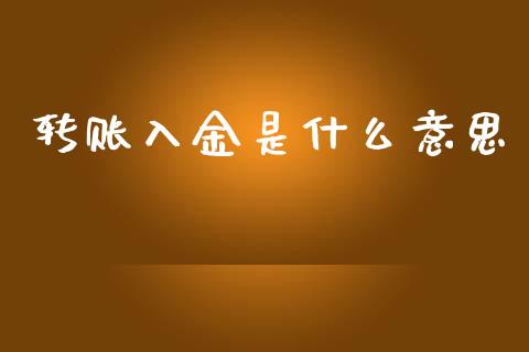 转账入金是什么意思_https://m.jnlaobingbanjia.com_区块链_第1张