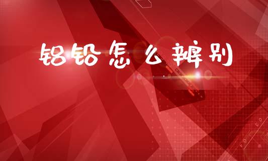 铝铅怎么辨别_https://m.jnlaobingbanjia.com_理财规划_第1张