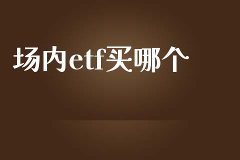 场内etf买哪个_https://m.jnlaobingbanjia.com_全球市场_第1张