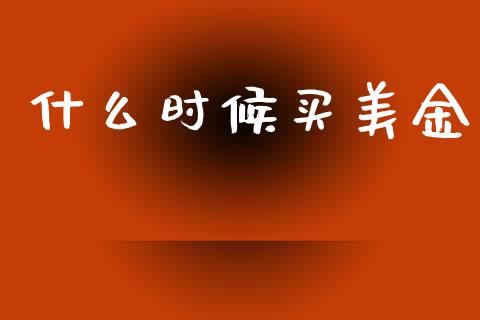 什么时候买美金_https://m.jnlaobingbanjia.com_金融监管_第1张