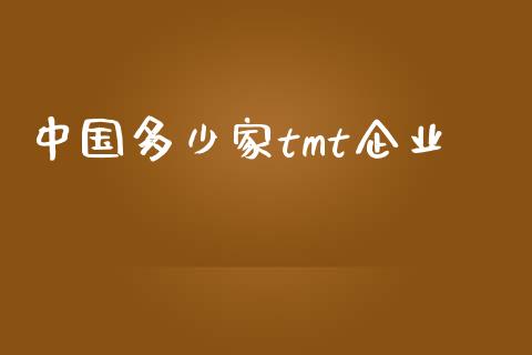 中国多少家tmt企业_https://m.jnlaobingbanjia.com_理财规划_第1张