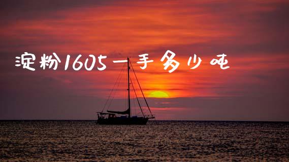 淀粉1605一手多少吨_https://m.jnlaobingbanjia.com_基金市场_第1张