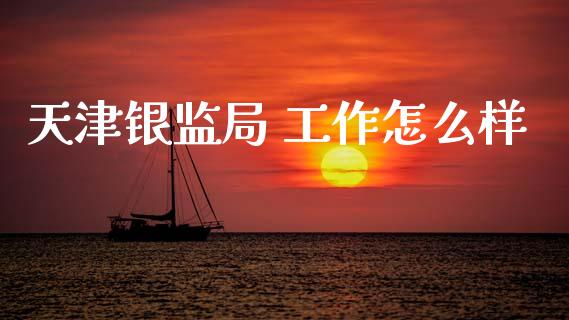 天津银监局 工作怎么样_https://m.jnlaobingbanjia.com_全球市场_第1张