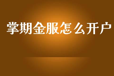 掌期金服怎么开户_https://m.jnlaobingbanjia.com_基金市场_第1张