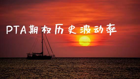 PTA期权历史波动率_https://m.jnlaobingbanjia.com_理财规划_第1张