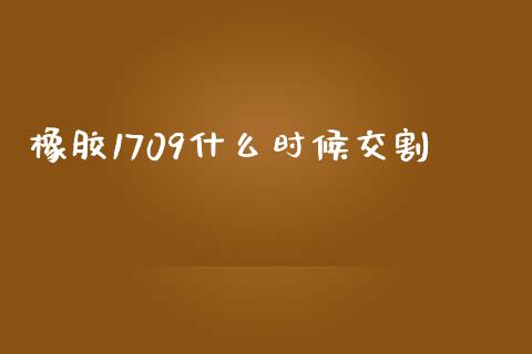 橡胶1709什么时候交割_https://m.jnlaobingbanjia.com_基金市场_第1张