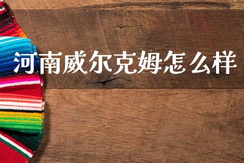 河南威尔克姆怎么样_https://m.jnlaobingbanjia.com_金融监管_第1张