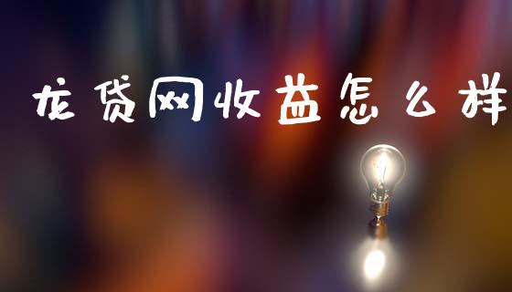 龙贷网收益怎么样_https://m.jnlaobingbanjia.com_理财规划_第1张