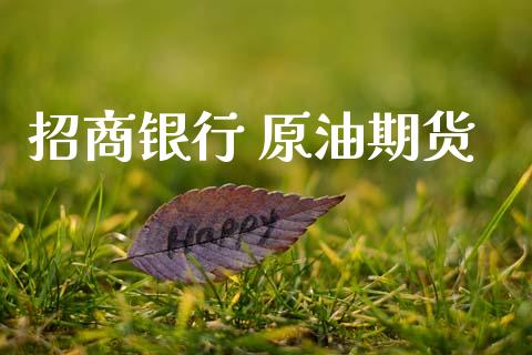 招商银行 原油期货_https://m.jnlaobingbanjia.com_理财规划_第1张