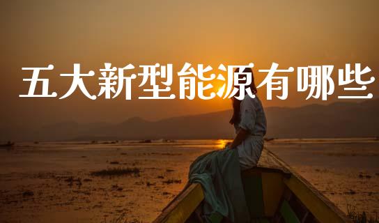 五大新型能源有哪些_https://m.jnlaobingbanjia.com_金融监管_第1张