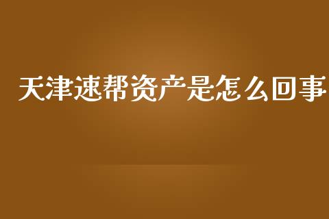 天津速帮资产是怎么回事_https://m.jnlaobingbanjia.com_区块链_第1张