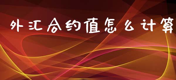 外汇合约值怎么计算_https://m.jnlaobingbanjia.com_全球市场_第1张